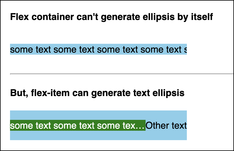 flex 요소에 말 줄임표 넣기