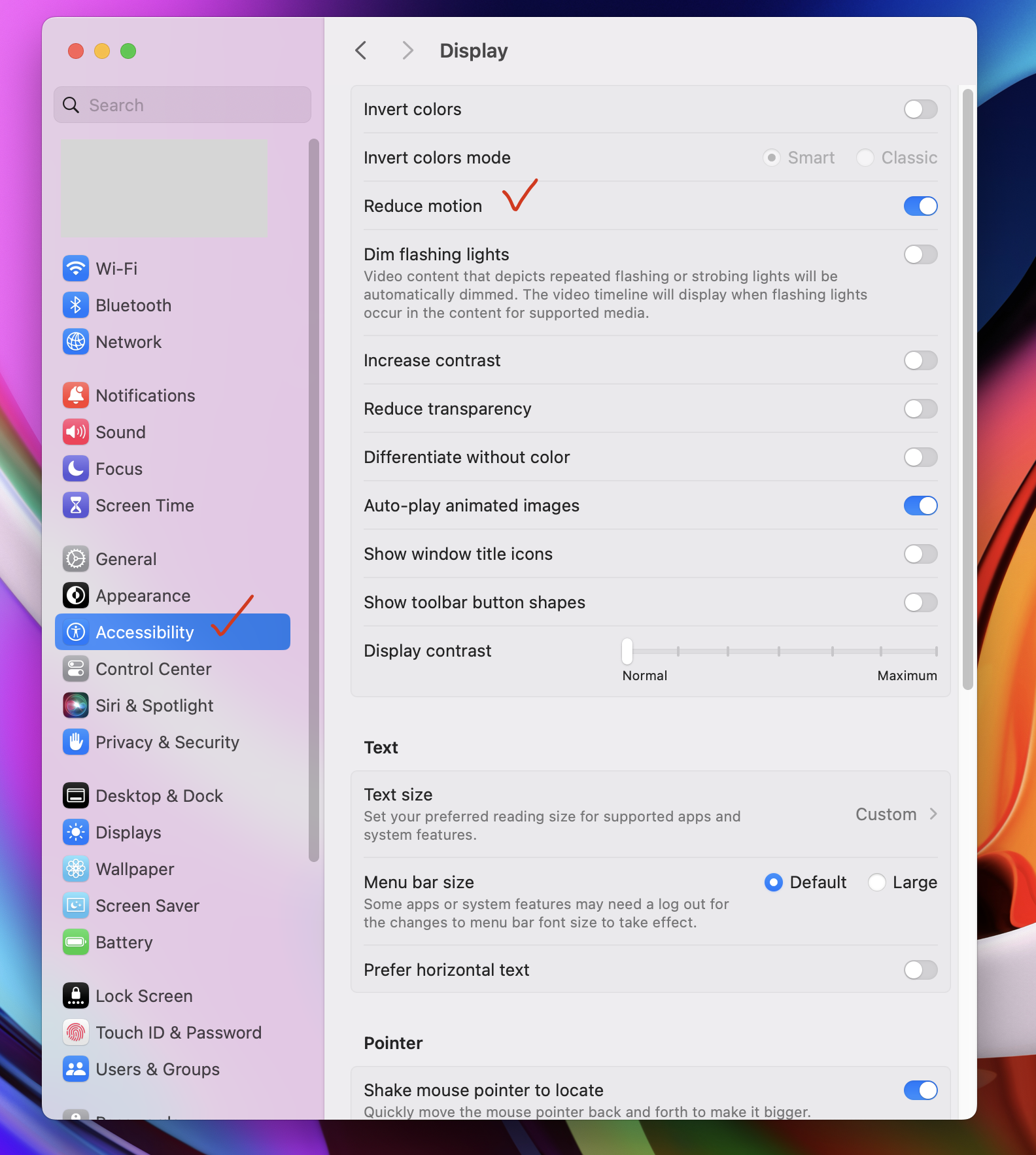 애니메이션 효과 최소화 옵션을 통해 스테이지 매니저 이용 시 발생하는 모션 효과를 최소화할 수 있습니다