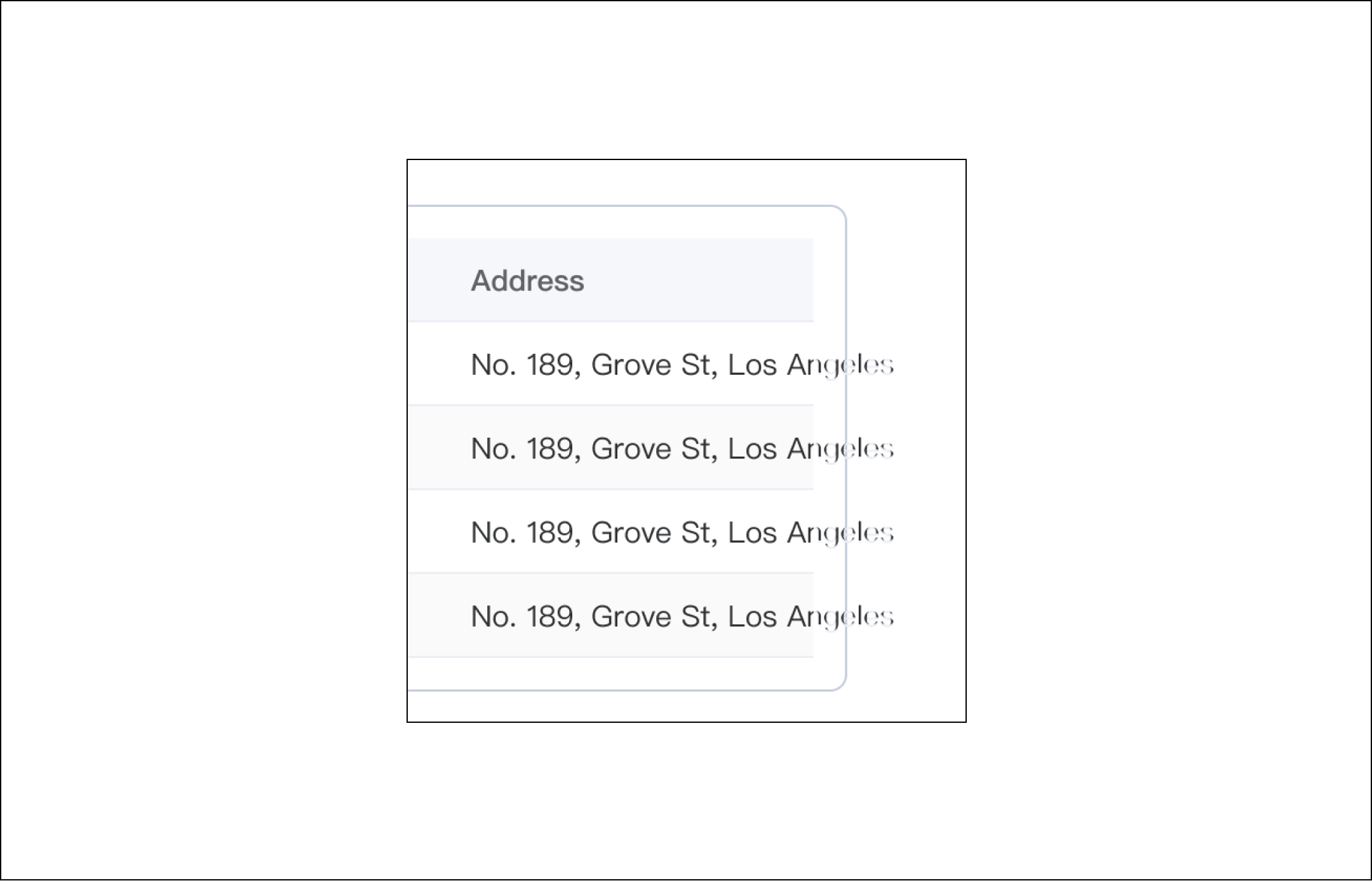 텍스트가 영역을 초과한 상황